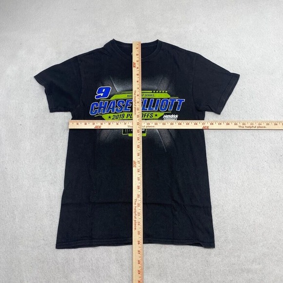 NASCAR Chase Elliott Graphic Racing Tee Thrifted Vintage Style Size L - Picture 5 of 11